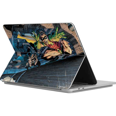 DC Comics Batman All Star Batman & Robin, The Boy Wonder ( Batman & Robin in Action) By Jim Lee Surface Laptop Studio Skin